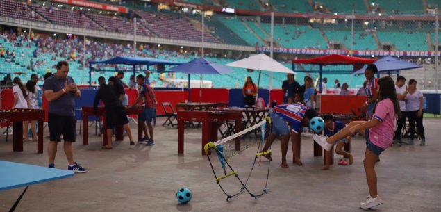 Criançada ganha espaço especial no primeiro BA-VI do ano na Arena Fonte Nova