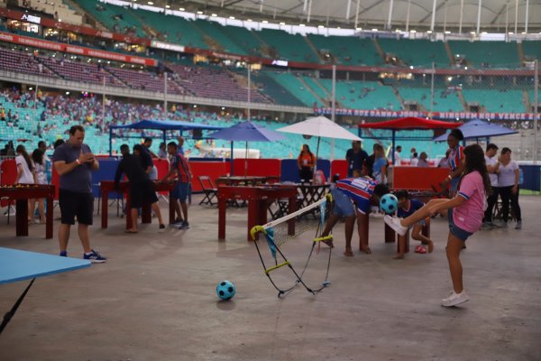 Criançada ganha espaço especial no primeiro BA-VI do ano na Arena Fonte Nova