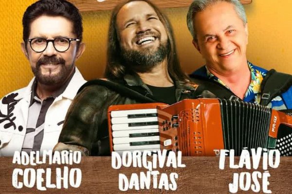 Armazém Convention antecipa clima junino ao som de Flávio José, Dorgival Dantas e Adelmario Coelho no Triângulo do Forró 